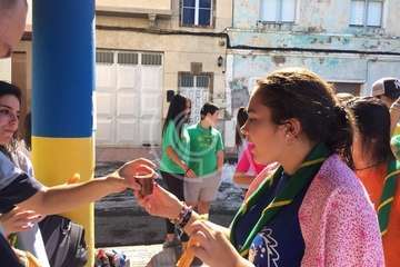 Los chiquillos, protagonistas del segundo día de las fiestas de San Gregorio El Chico 2018 (Foto TA)
